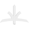Ekena Millwork Davenport Architectural Grade PVC Gable Bracket, 48"W x 30"H x 2"D x 4"F, 15/12 Pitch GBP048X30X0204DAV00 - alternate 3